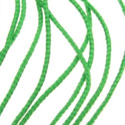 Green Cord for Macrame Jewelry / 1 mm - 30 meters