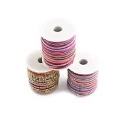 Not Available Online. You can also buy at EM ART stores and at 0884400631 Ethnc Fabric Cord 6 ~ 7 mm round -1 meter