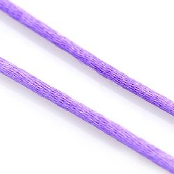 Shiny Polyamide Cord for Jewelry Making / 1 mm /  Violet ~ 30 meters