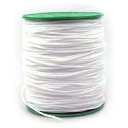 Силиконов шнур бял 2 мм -130 метра