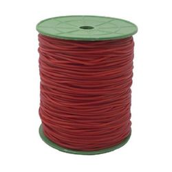 Cablu din silicon 2 mm roșu închis -130 metri