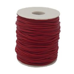 Cablu din silicon Gaură de 2 mm 0,5 mm roșu închis -130 metri