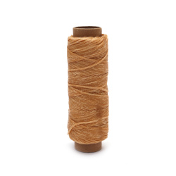 Wax Thread 0.8 mm / Ocher - 50 meters