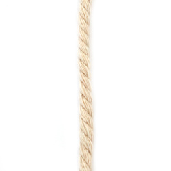 Памучен шнур за декорация 5 мм -5 метра
