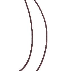 Памучен колосан шнур 1.5 мм червен тъмно ~70 метра