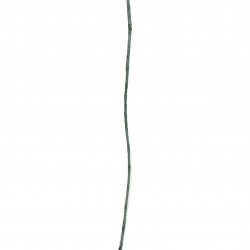 Βαμβακερό κορδόνι 1 mm πράσινο σκούρο ~ 68 μέτρα
