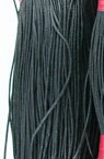 Waxed Cotton Cord for DIY Jewelry, Craft Projects, Decorations / 0.8 mm / Black ~ 67 meters
