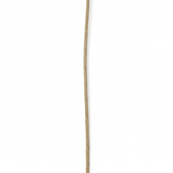 Not Available Online. You can also buy at EM ART stores and at +359 884 000 893 Jewellery cotton cord 2 mm Beige