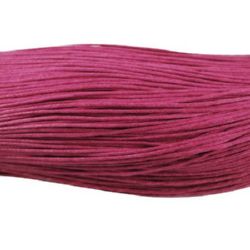 Cotton jewellery elastic 0.7 mm Dark Pink