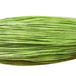 Βαμβακερό κορδόνι 0,8 mm πράσινο ανοιχτό ~ 72 μέτρα