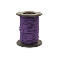 Snur / fir / poliester cu baza snur 0,8 mm violet ~56 metri