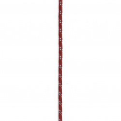 Паракорд /парашутно въже/ 3 мм цвят вишнев бял син - 1 метър