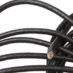 Jewellery leather cord 3 mm x 1 m