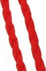 Artificial leather cord  5 mm red -1 meter