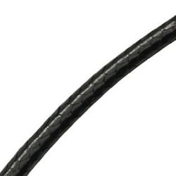 Полиестер шнур /конец/  Корея 1.5 мм черен -1 метър