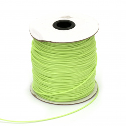 Полиестер шнур /конец/  Корея 1.5 мм зелен светъл  -10 метра