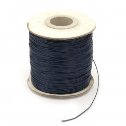 Памучен шнур /конец/ Корея 0.5 мм цвят син тъмен -1 метър