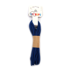 Paracord/coardă de parașută/coardă DIY din poliester 5 mm, culoare albastru regal, ~3 metri
