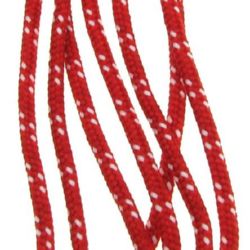 Red-White Braided String K for MARTENITSAS / 2.5 mm - 50 meters