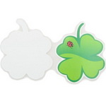 Подложка картон 60x70 мм детелина -100 броя