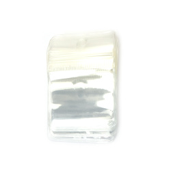 Practical Transparent PVC Zip Bags 5x7 cm – Perfect for Neat Storage & Display, Set of 100