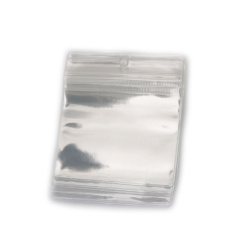 Durable Transparent PVC Zip Bags 10.5x11 cm – Perfect for Safe Storage & Attractive Display, Set of 100
