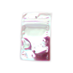 Transparent Rainbow Cellophane Zip Bags 6x10 cm – Bright, Durable & Eye-Catching Packaging, Set of 100