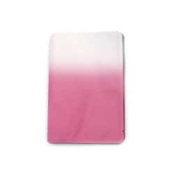 Matte Pink & White Cellophane Bags 10x15 cm – Soft-Toned, Stylish & Durable Packaging, Set of 100