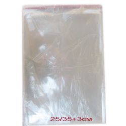 Self-Adhesive Cellophane Bag  25/35 3 cm 30mc. -200 pieces
