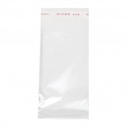 Cellophane envelopes  6/12 4 cm adhesive lid 30 microns. -200 pieces