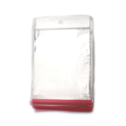 Cellophane Bag 10/10+3 Cm With Self-Sealing Flap, 30 Microns - Pack Of 200 Pieces