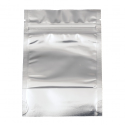 Cellophane bag with bottom 5 cm 9/13 cm with zipper (channel) and aluminum back -10 pieces