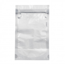 Cellophane bag with bottom 5 cm 11 / 18.5 cm internal size 9/15/5 cm with zipper (channel) -10 pieces