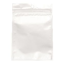 10/15 cm Cellophane Bag with Hole and zipper  white back - 10 pieces
