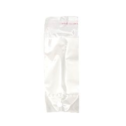 Cellophane Bag with Adhesive Lid for Stand with White Back, 3.8x7.6, Lid: 2.5 cm - 200 pieces
