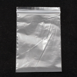 Σελοφάν σακουλάκι από υλικό LDPE 12/8 cm με zip (κανάλι) πάχους 0,05 mm -100 τεμάχια