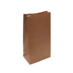 Kraft Paper Bag, 15.5x10x30 cm, with Base - 50 pcs