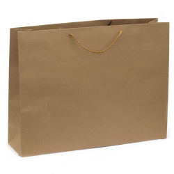 Подаръчна торбичка от крафт картон 32x11x26 см