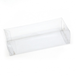 Cutie PVC pliabila 5x2,5x7 cm moale transparenta