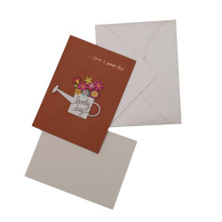 Creative Greeting Card With Envelope 105x137 Mm Lovely Day - 1 Piece