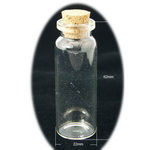 Borcan de sticlă cu dop de plută 22x60 mm 26 ml