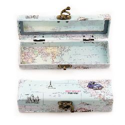 Not Available Online. You can also buy at EM ART stores and at 0884400631 Jewelry Box with mirror and metal clasp 19x5.6x4.5 cm Best Wishes assorted color