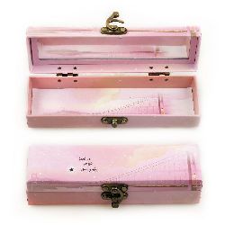 Not Available Online. You can also buy at EM ART stores and at 0884400631 Jewelry Box with mirror and metal clasp 19x5.6x4.5 cm assorted color