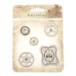 Not Available Online. You can also buy at EM ART stores and at 0884400631 Brads for Scrapbooking & Decoration, Auto Vintage, Metal Material 5 pieces