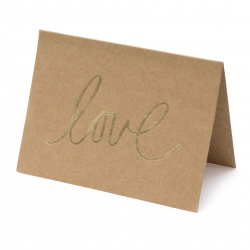 Σετ κάρτα LOVE 13x9,5 cm με φάκελο -12 τεμάχια