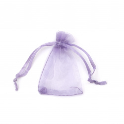Organza Gift Bags, Wedding Favour Bags 70x50 mm purple