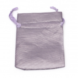 Jewelry bag 6.5x9 cm purple