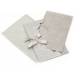Not Available Online. You can also buy at EM ART stores and at 0884400631 Gift Card with ribbon 190x115 mm color silver with envelope stamp