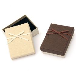Stylish Cardboard Jewelry Gift Box 70x90 mm, ASSORTED