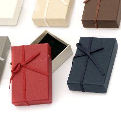 ASSORTED Cardboard Jewelry Gift Box, 50x80 mm 